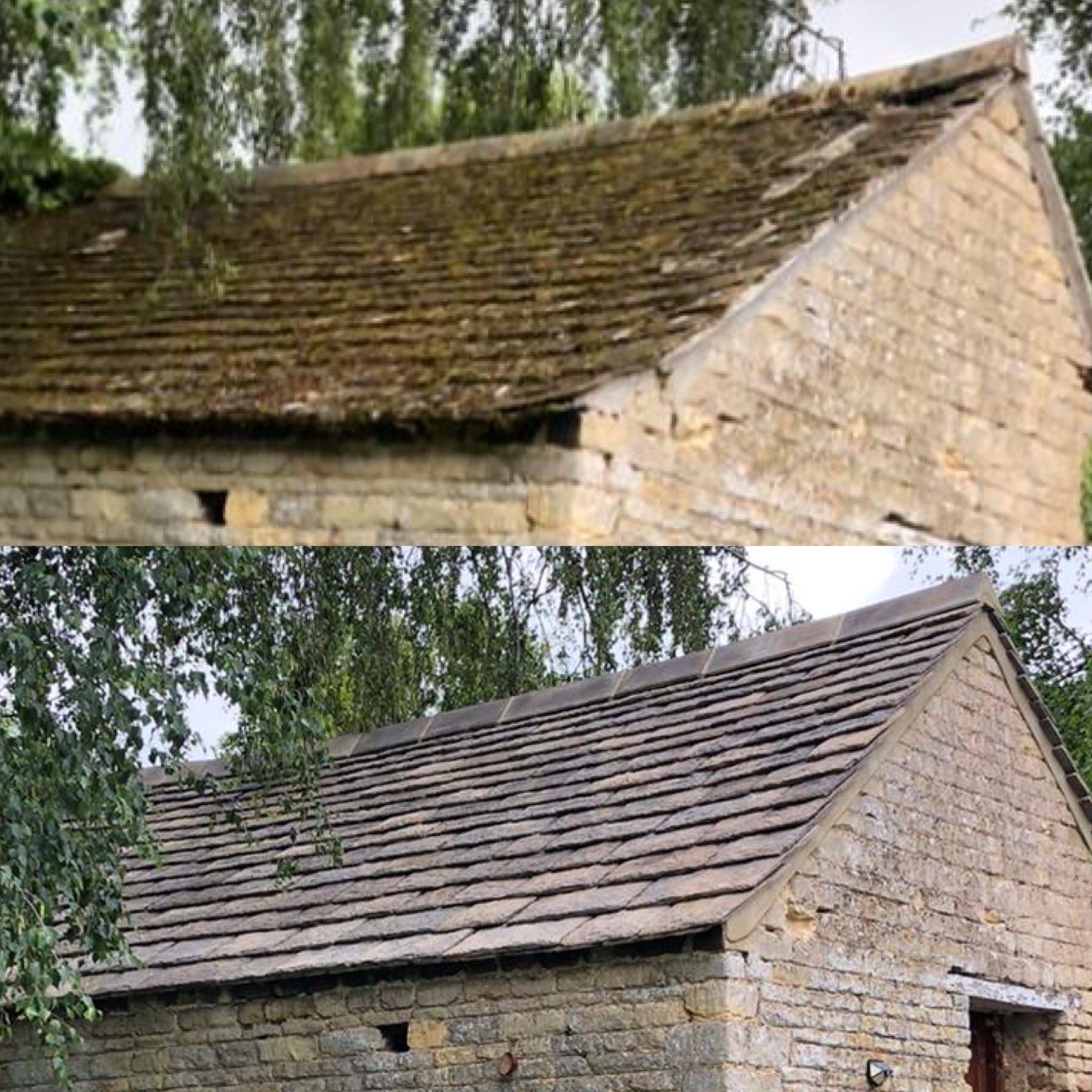 collyweston slate roof changed to Bradstone Conservation Slate