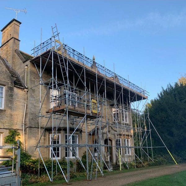 Grade II listed building.<br />
Re-slated with Collyweston slate