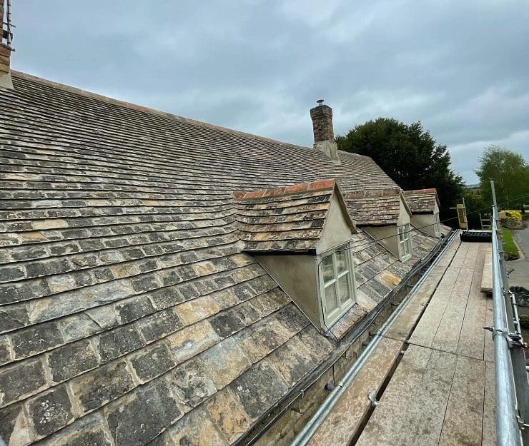 New Collyweston Slate Roof Rutland