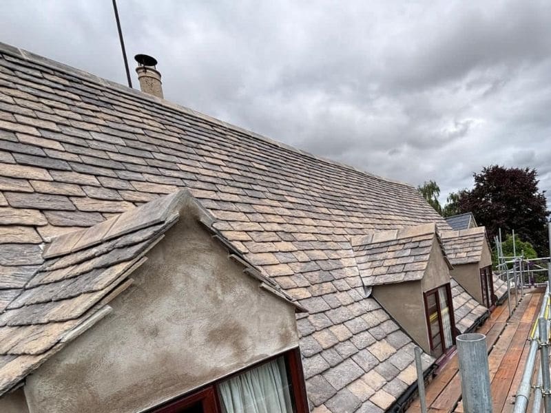 Bradstone conservation slate roof 